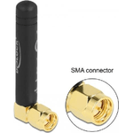 Delock Anschluss 1 x SMA Stecker 90  Frequenzbereich 860 - 870 MHz  ZigBee 868 MHz Z