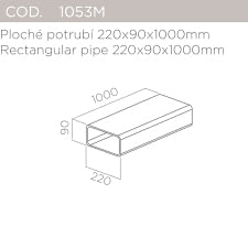 Elica-1053M-accessorio-per-cappa-Tubo-di-prolunga-per-cappa-aspirante