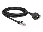 Delock-Cavo-di-prolunga-di-rete-S-FTP-RJ45-maschio-a-RJ45-femmina-Cat.6A-3-m-nero