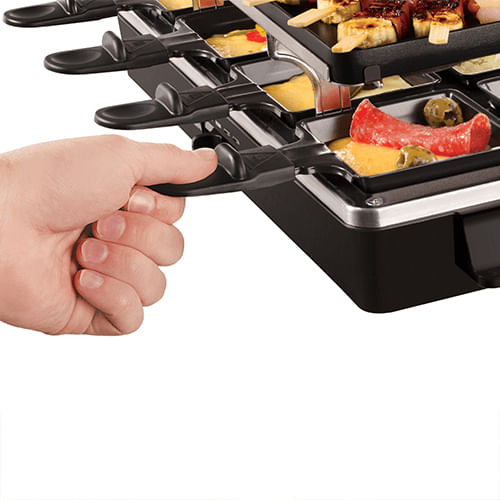 Russell-Hobbs-Multi-Raclette-3-in-1-griglia-per-raclette-8-persona-e--1400-W-Nero