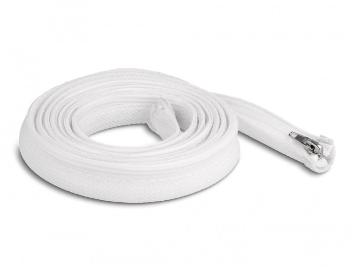 Tubo-intrecciato-Delock-con-cerniera-resistente-al-calore-2-m-x-20-mm-bianco