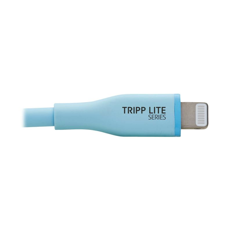 Tripp-Lite-M102AB-003-S-LB-cavo-Lightning-091-m-Blu