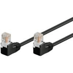 Goobay Wentronic goobay - Netzwerkkabel - RJ-45 (M) zu RJ-45 (M) - 50 cm - UTP - CAT 5e - 90Â° Stecker, gewinkelt