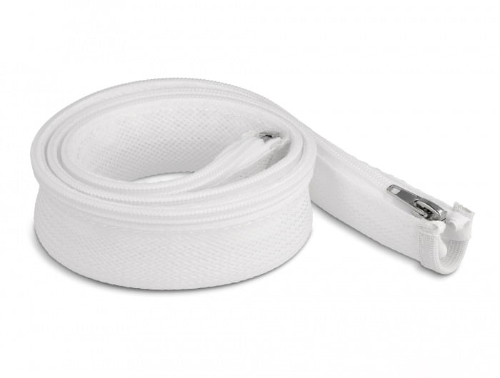 Tubo-intrecciato-Delock-con-cerniera-resistente-al-calore-1-m-x-30-mm-bianco