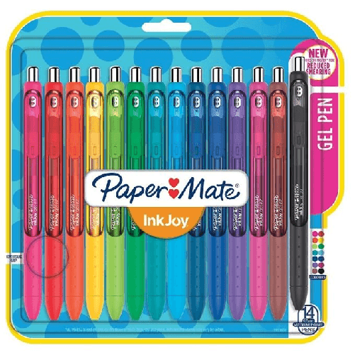 Paper-Mate-Papermate-InkJoy-Penna-in-gel-retrattile-Medio-Colori-assortiti-14-pz