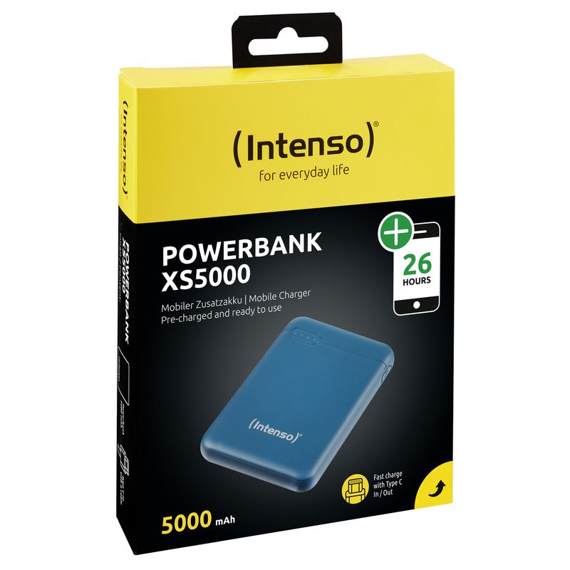 Intenso-Powerbank-XS5000-Caricabatterie-Portatile-5000mAh-Petrol