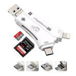 CoreParts MMUSB-UNI-ADAPTER unit  flash USB Bianco (Universal USB Adapter - Lightning/Micro USB/Type-C - Support upto 12