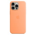 Apple Custodia MagSafe in silicone per iPhone 15 Pro Max - Aranciata (Apple - Cover per cellulare - Compatibilità MagSaf