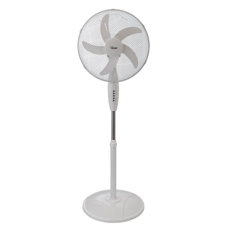 bimar-VP43T-Ventilatore-a-Piantana-Elettronico-40-cm-con-Telecomando-e-Timer-5-Pale-Oscillazione-Automatica-Inclinazione-Alto-Basso-Motore-da-40W-123-cm