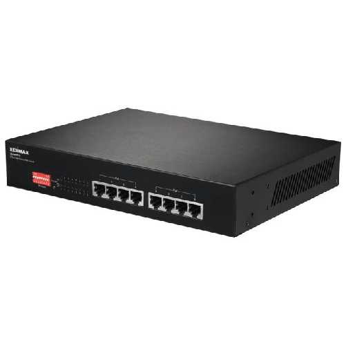 Edimax-ES-1008P-V2-switch-di-rete-Fast-Ethernet--10-100--Supporto-Power-over-Ethernet--PoE--Nero