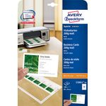 Avery Zweckform Avery Business Cards 85 x 54 Quick & Clean 10 Sheets biglietto da visita Laser/Inkjet Carta 100 pz