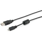 Equip 128551 cavo USB USB 2.0 1,8 m USB A Micro-USB B Nero