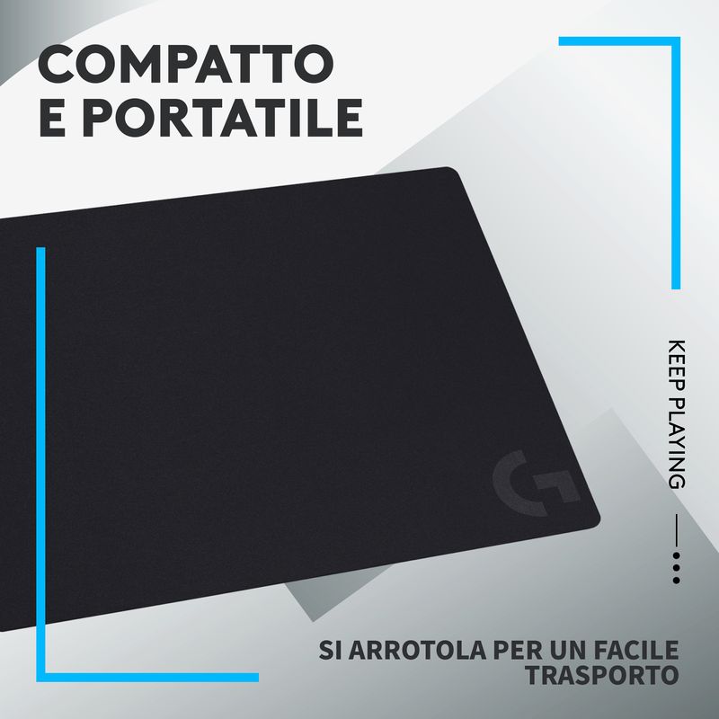 Logitech-G-G240-Tappetino-per-mouse-per-gioco-da-computer-Nero