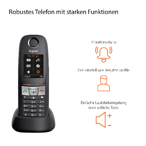 Gigaset-E630HX-Telefono-Cordless-Nero