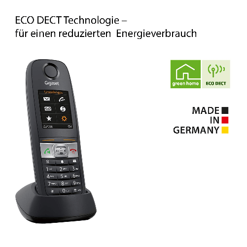 Gigaset-E630HX-Telefono-Cordless-Nero