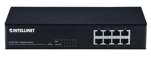 Intellinet-560764-switch-di-rete-Fast-Ethernet--10-100--Supporto-Power-over-Ethernet--PoE--Nero