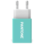 Pantone Celly PT-AC1USBL Caricabatterie per dispositivi mobili Universale Ciano AC Interno