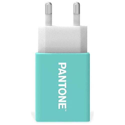 Pantone-Celly-PT-AC1USBL-Caricabatterie-per-dispositivi-mobili-Universale-Ciano-AC-Interno