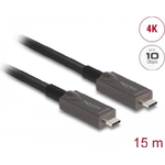 Delock Cavo ottico PD attivo per dati video USB-C da 15 m