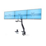 StarTech.com Supporto per 3 monitor da 27" a barra trasversale, VESA 75x75/100x100, regolazioni senza attrezzi