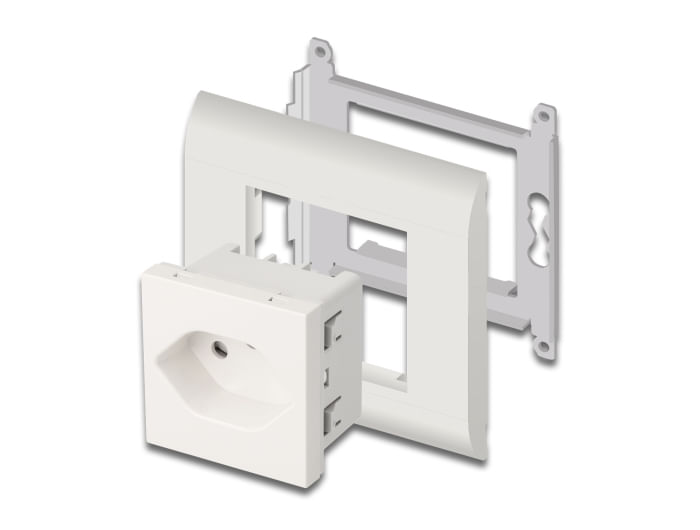 Delock-Presa-con-contatto-di-terra-Easy-45-T13-Svizzera-45-x-45-mm