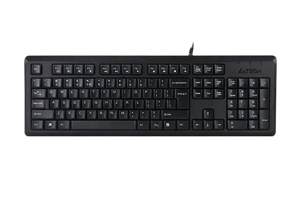 Tastiera-A4-Tech-KR-92-Nero-Monocromatica-Inglese-QWERTY