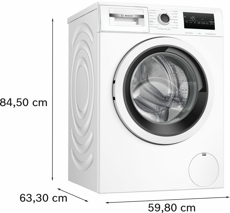 Bosch-Serie-4-WAN24208II-lavatrice-Caricamento-frontale-8-kg-1200-Giri-min-Bianco