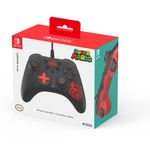 Hori-HORIPAD-Turbo-Mario-Nero-Rosso-Gamepad-Nintendo-Switch