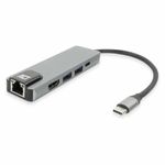 ACT AC7091 replicatore di porte e docking station per laptop Cablato USB 3.2 Gen 1 (3.1 Gen 1) Type-C Grigio