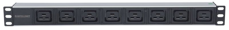 Intellinet-163613-unitA -di-distribuzione-dell-energia--PDU--8-presa-e--AC-1U-Nero-Argento