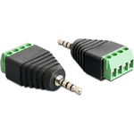 DeLOCK 65454 adattatore per inversione del genere dei cavi 2.5mm 4pin Nero, Verde