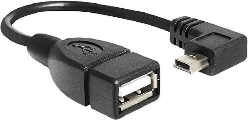 Anschlsse-Mini-USB-Typ-B-Stecker-gewinkelt-90--USB-2.0-Typ-A-Buchse--OTG-Funktion--On-The-Go---Kabellnge-ca.-16-cm--inkl