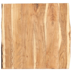 vidaXL Piano del Tavolo in Legno Massello di Acacia 58x(50-60)x3,8 cm