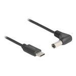 DeLOCK Cavo di alimentazione USB Type-C per DC 5,5 x 2,5 mm maschio angolato 1,5 m