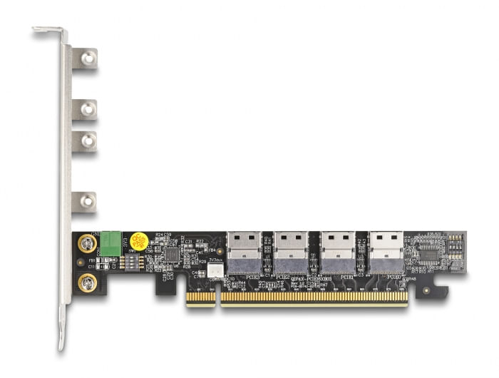 Delock-Scheda-PCI-Express-x16-a-4-x-interni-SFF-8654-4i-NVMe---Biforcazione