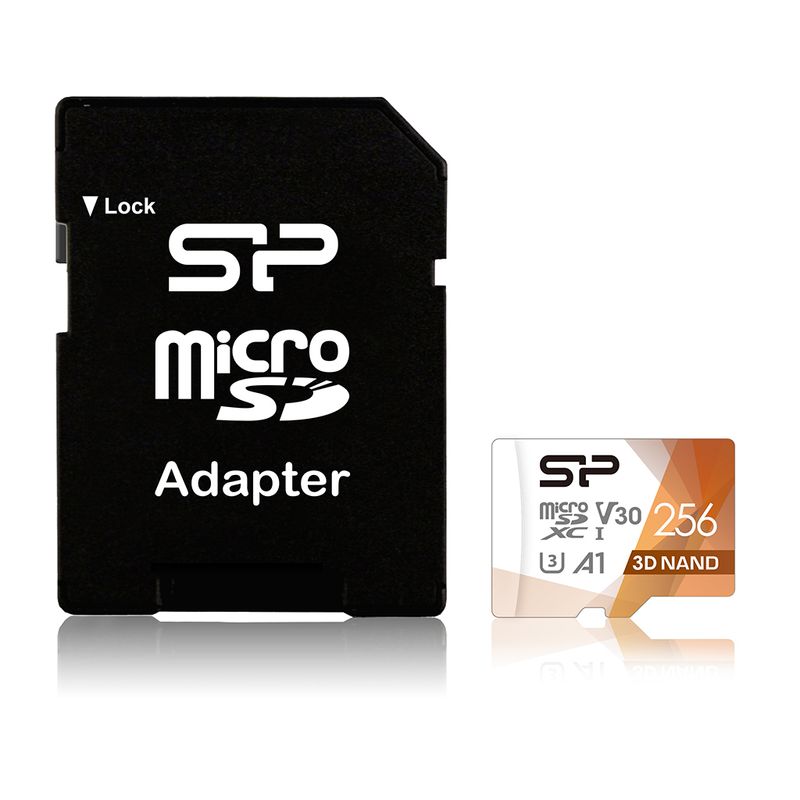 Scheda-Micro-SD-Silicon-Power-Superior-Pro-256GB