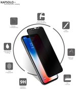 KAPSOLO-Privacy-VETRO-temperato-iPhone-8-Plus-Sreen-Protection-Proteggi-schermo-trasparente-Apple