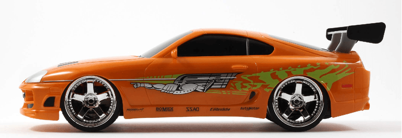 Simba-Fast-e-Furious-Rc-Brians-Toyota-Supra-Scala-1-16-Due-Canali-Frequenza-2.4-Ghz-Funzione-Turbo-Ricarica-Usb