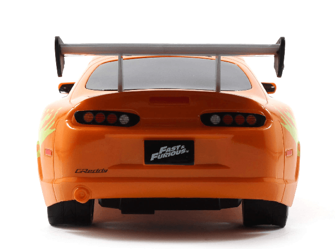 Simba-Fast-e-Furious-Rc-Brians-Toyota-Supra-Scala-1-16-Due-Canali-Frequenza-2.4-Ghz-Funzione-Turbo-Ricarica-Usb