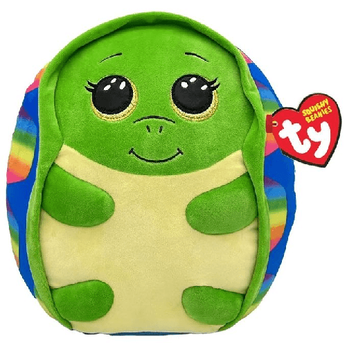 Ty-Squishy-Beanies-Squish-a-boos-33cm-Shruggie-la-Tartaruga-Arcobaleno