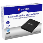 Verbatim-External-Slimline-lettore-di-disco-ottico-Blu-Ray-RW-Nero