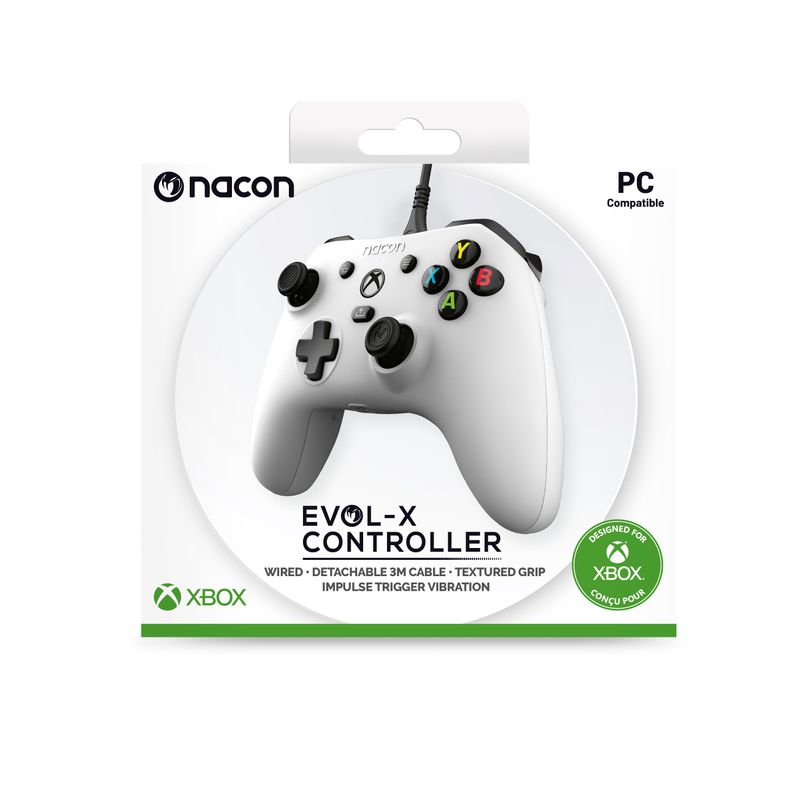 Nacon-Gamepad-XProLight-Evol-X-Pro-Wired-White-per-Xbox