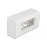 DeLOCK Alloggiamento da parete per moduli Easy 45 da 152 x 82 mm, bianco