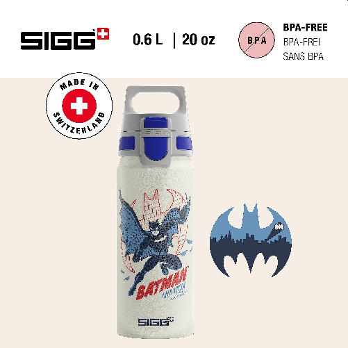 Sigg-Bottles-Batman-Into-Action-Bianco-0.6-Litri