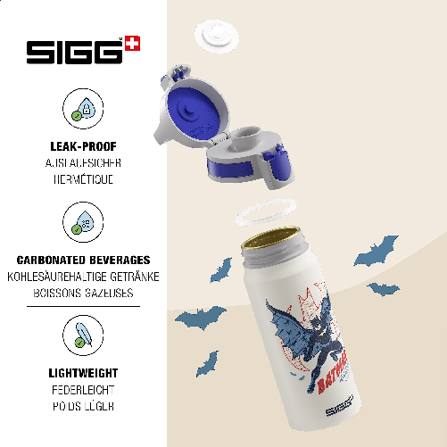 Sigg-Bottles-Batman-Into-Action-Bianco-0.6-Litri