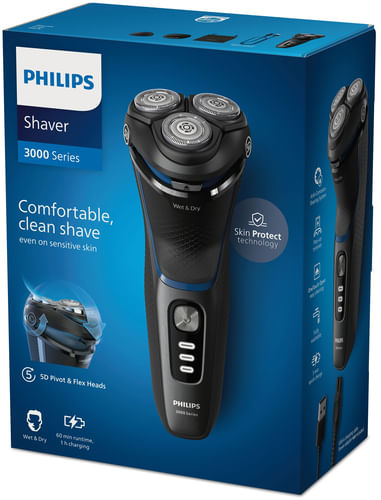 Philips-Shaver-3000-Series-S3344-13-Rasoio-elettrico-Wet--Dry