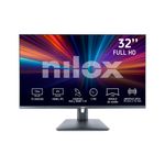 Nilox MONITOR 32" NXM32FHD11 IPS 5MS HDMI VGA Monitor PC 81,3 cm (32") 1920 x 1080 Pixel Full HD LED Nero