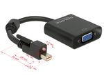 Typ-Adapterkabel--Stecker-Mini-DisplayPort-1.2--Buchse-VGA--Kabellnge-0.25m--mini-Displayport-20-Pin-Stecker-mit-Schraub