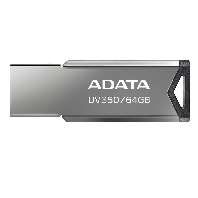 ADATA-UV350-unit--flash-USB-64-GB-USB-tipo-A-Grigio--UV350-USB-flash-drive-64-GB---USB-Type-A-Grey---Warranty-24M-