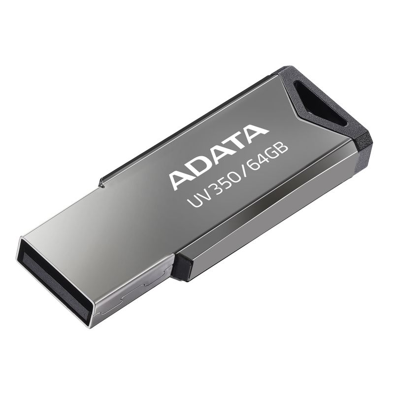 ADATA-UV350-unit--flash-USB-64-GB-USB-tipo-A-Grigio--UV350-USB-flash-drive-64-GB---USB-Type-A-Grey---Warranty-24M-